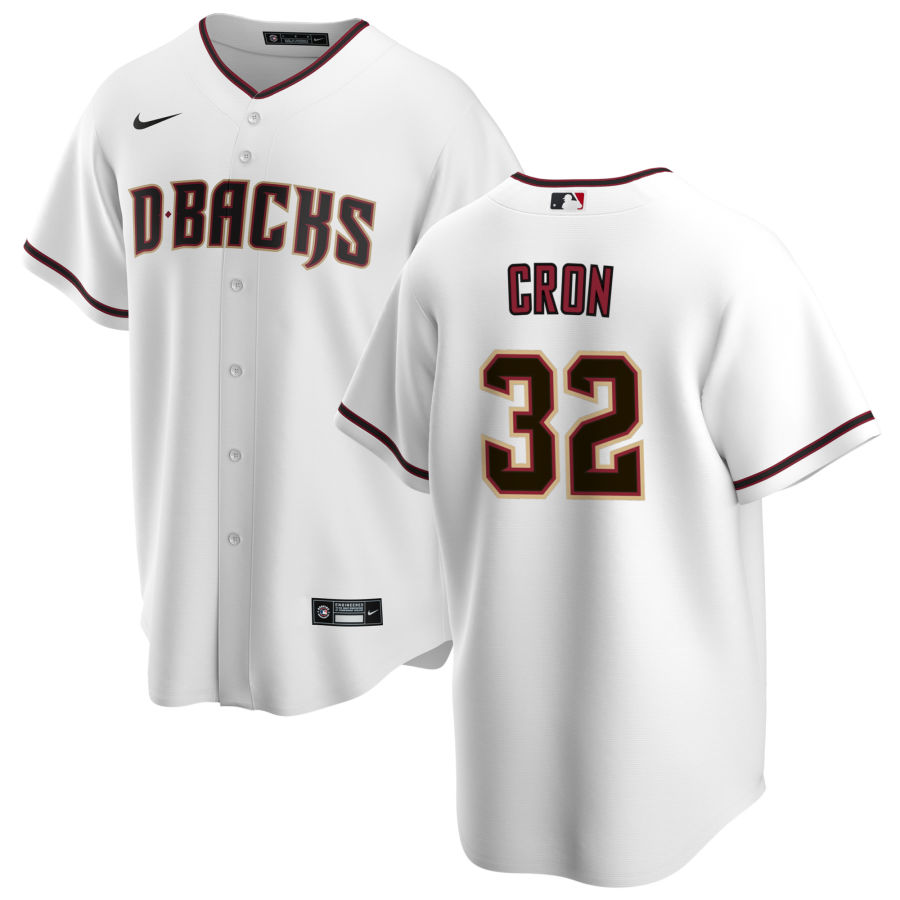 Nike Men #32 Kevin Cron Arizona Diamondbacks Baseball Jerseys Sale-White